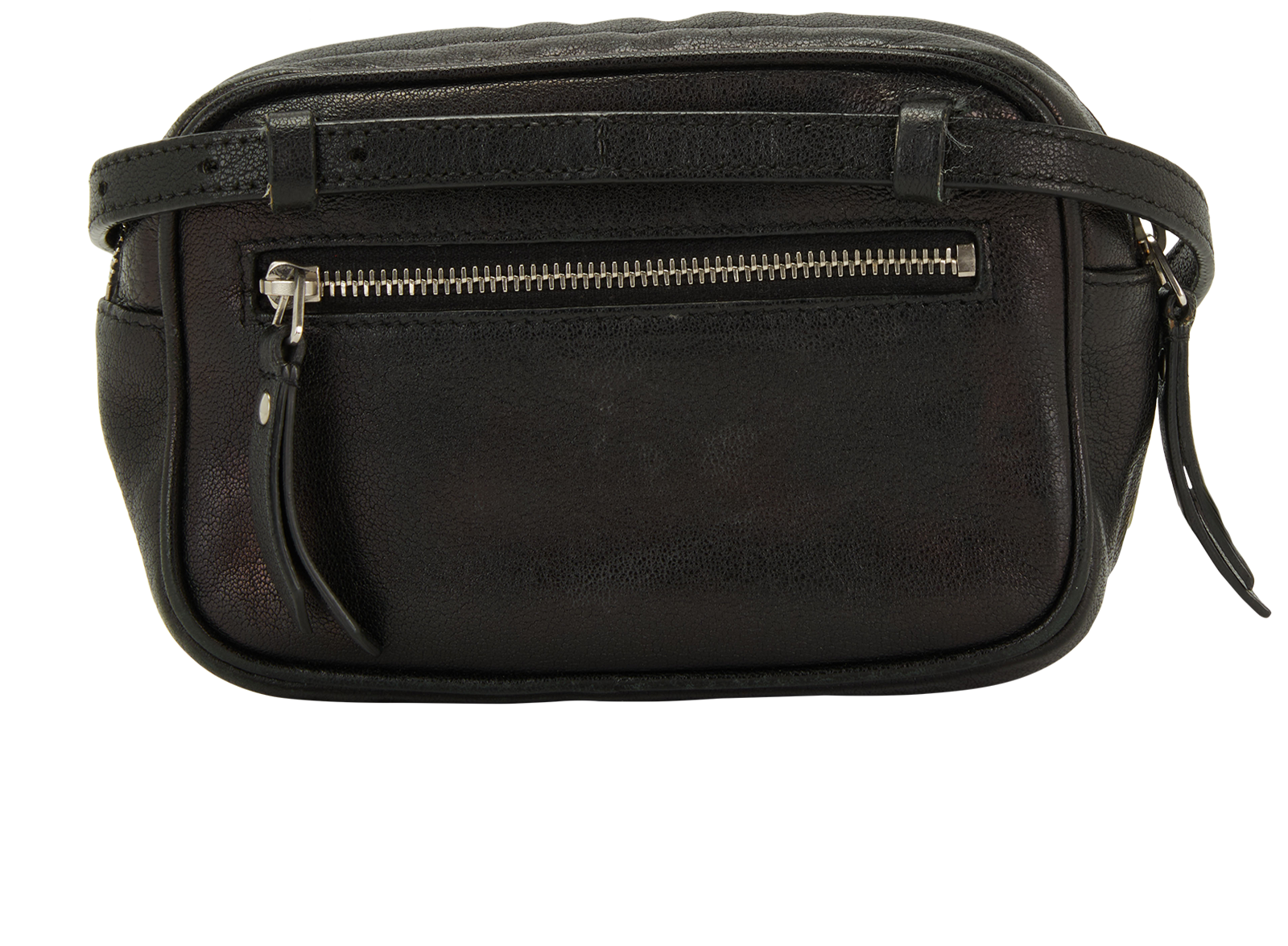 Tassel Belt Bag, &pound;450, Handbags, Black, Leather, Back view